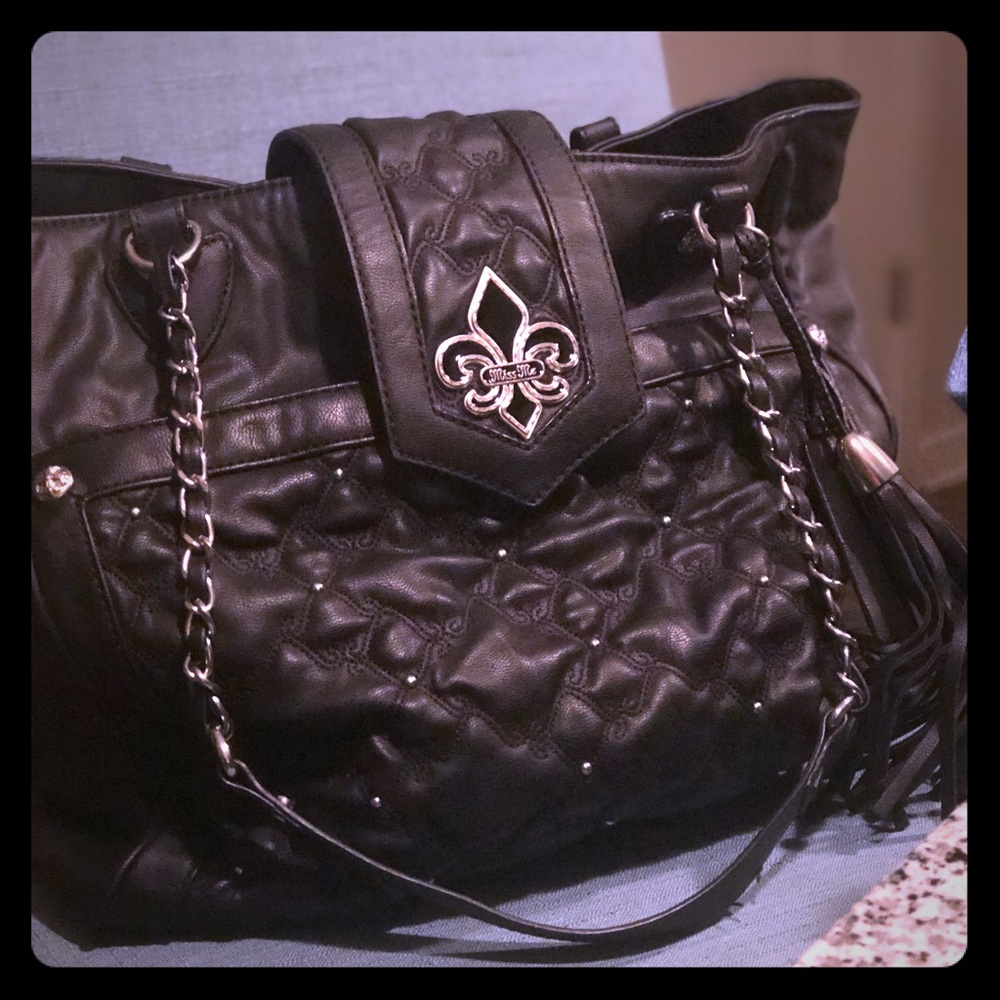 Black handbag